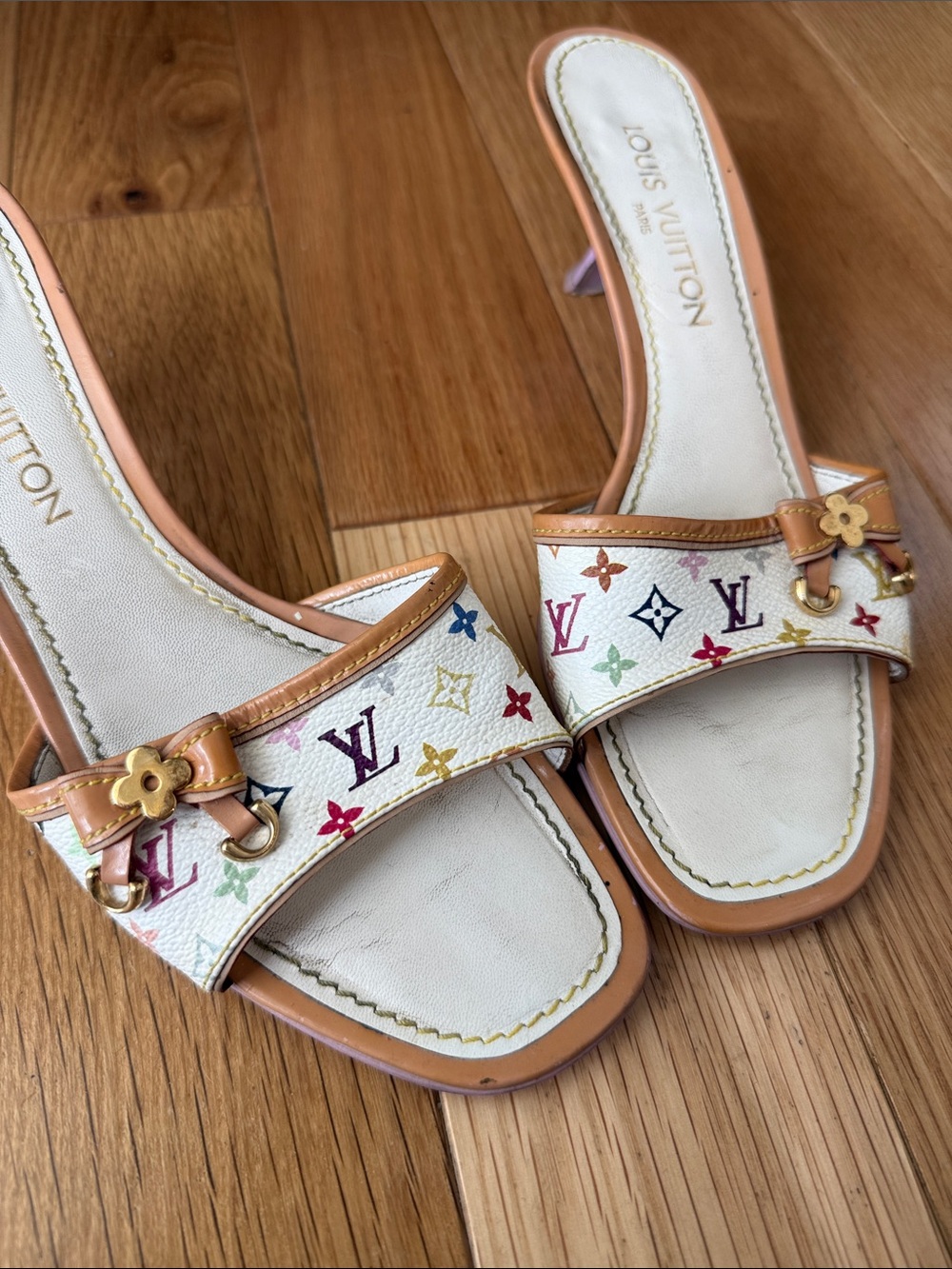 Vintage Louis Vuitton Murakami Sandals - Picture 2 of 6